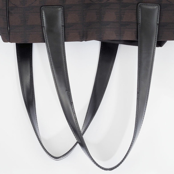 CHANEL Brown Leather Tote Bag